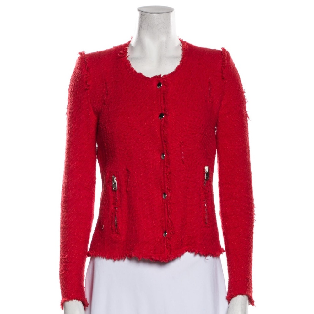 Cute distressed evening jacket